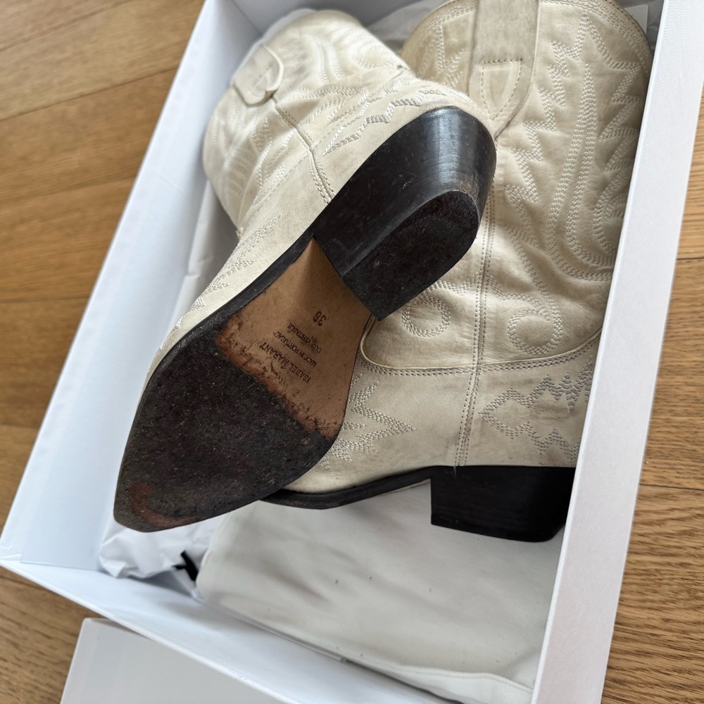 Isabel Marant Duerto Western Boots 36 - Picture 7 of 10